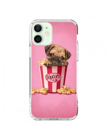 Coque iPhone 12 Mini Chien Dog Popcorn Film - Maryline Cazenave