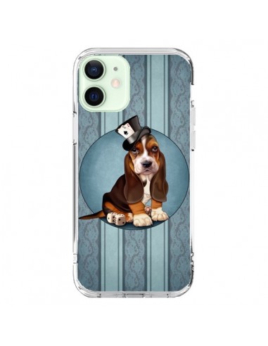 Coque iPhone 12 Mini Chien Dog Jeu Poket Cartes - Maryline Cazenave