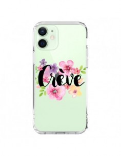 Cover iPhone 12 Mini Crève Fiori Trasparente - Maryline...