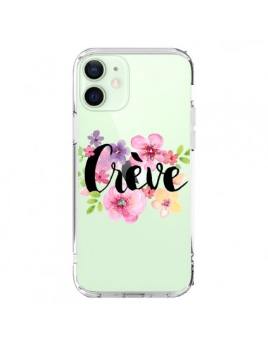Coque iPhone 12 Mini Crève Fleurs Transparente - Maryline Cazenave