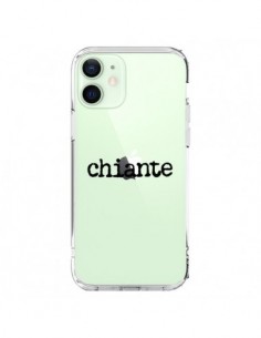 Coque iPhone 12 Mini Chiante Noir Transparente - Maryline...
