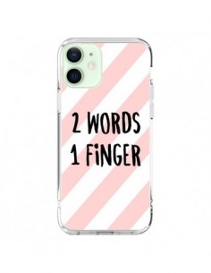 Cover iPhone 12 Mini 2 Words 1 Finger - Maryline Cazenave