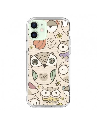 Coque iPhone 12 Mini Chouette Vintage - Maria Jose Da Luz