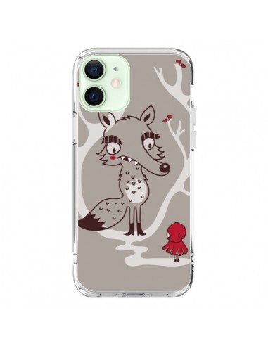 Coque iPhone 12 Mini Le Petit Chaperon Rouge Loup - Maria Jose Da Luz