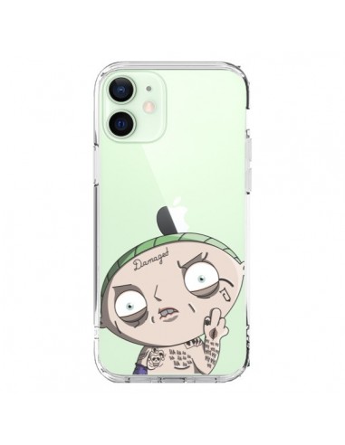 Coque iPhone 12 Mini Stewie Joker Suicide Squad Transparente - Mikadololo