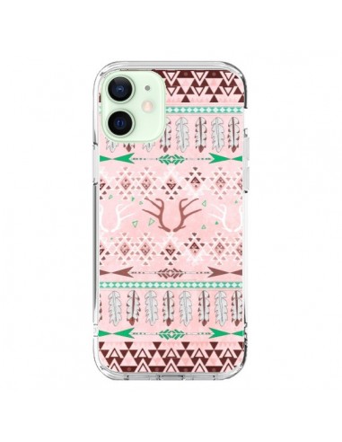 Coque iPhone 12 Mini Amadahy Cerf Azteque - Monica Martinez