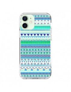 Cover iPhone 12 Mini Chenoa Blu Azteco - Monica Martinez