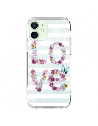 Coque iPhone 12 Mini Love Fleurs Flower - Monica Martinez