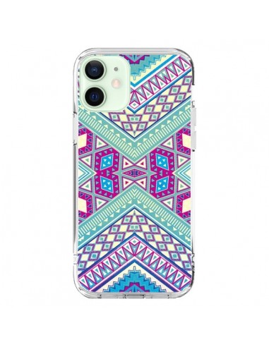 Coque iPhone 12 Mini Azteque Lake - Maximilian San