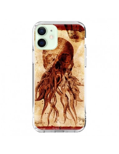 Coque iPhone 12 Mini Octopu Skull Poulpe Tête de Mort - Maximilian San