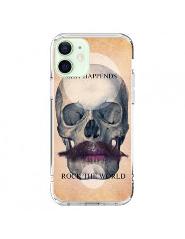 Coque iPhone 12 Mini Rock Skull Tête de Mort - Maximilian San
