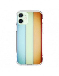 Coque iPhone 12 Mini Lignes Verticales Geometric -...