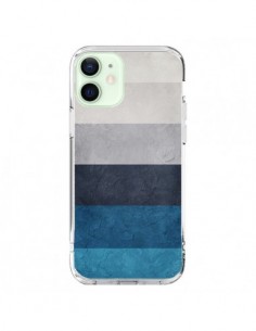Coque iPhone 12 Mini Bandes Horizontales Greece Hues -...