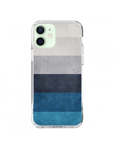 Coque iPhone 12 Mini Bandes Horizontales Greece Hues - Maximilian San