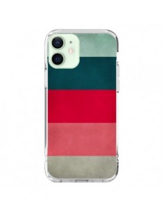 Coque iPhone 12 Mini Bandes New York City Hues -...