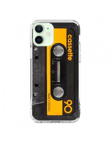 Coque iPhone 12 Mini Yellow Cassette K7 - Maximilian San
