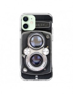 Coque iPhone 12 Mini Vintage Camera Yashica 44 Appareil...