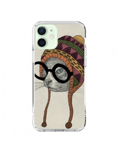 Cover iPhone 12 Mini Gatto Cappello - Borg