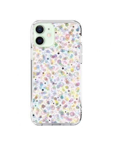 Coque iPhone 12 Mini Cosmic Bubbles Multicolored - Ninola Design