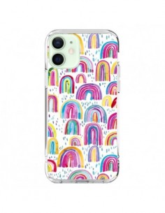 iPhone 12 Mini Case Cute WaterColor Rainbows Rainbow -...
