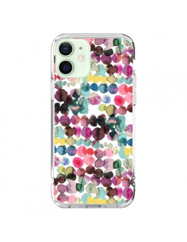 iPhone 12 Mini Case Gradient Tropical Color Lines - Ninola Design