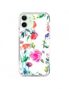 Coque iPhone 12 Mini Raining Clouds Blue - Ninola Design