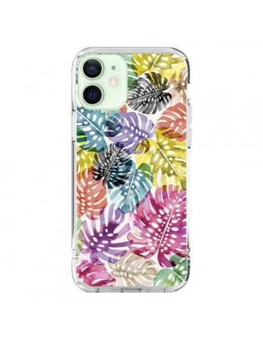 Coque iPhone 12 Mini Tigers and Leopards Yellow - Ninola Design