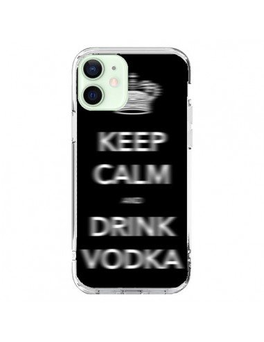 Coque iPhone 12 Mini Keep Calm and Drink Vodka - Nico