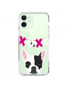 Coque iPhone 12 Mini Bulldog Français XoXo Chien...