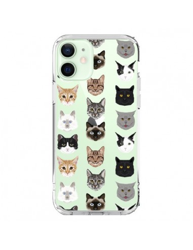 Cover iPhone 12 Mini Gatto Trasparente - Pet Friendly