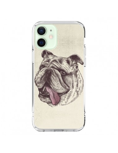 Coque iPhone 12 Mini Chien Bulldog - Rachel Caldwell