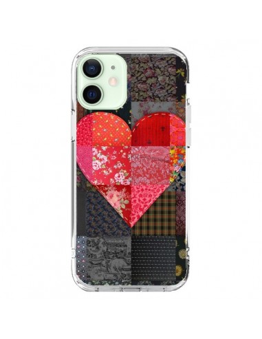 Coque iPhone 12 Mini Coeur Heart Patch - Rachel Caldwell