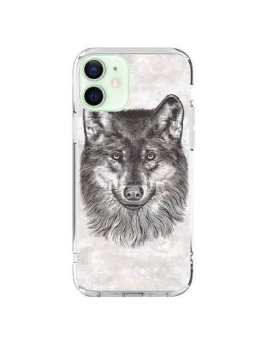 iPhone 12 Mini Case Wolf Grey - Rachel Caldwell