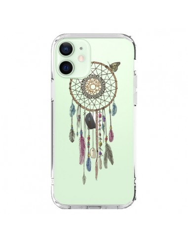 Coque iPhone 12 Mini Attrape-rêves Lakota Transparente - Rachel Caldwell