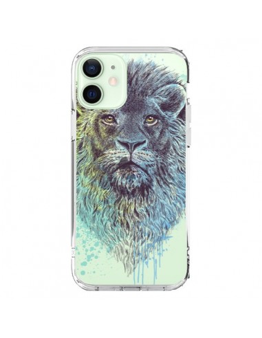 Coque iPhone 12 Mini Roi Lion King Transparente - Rachel Caldwell