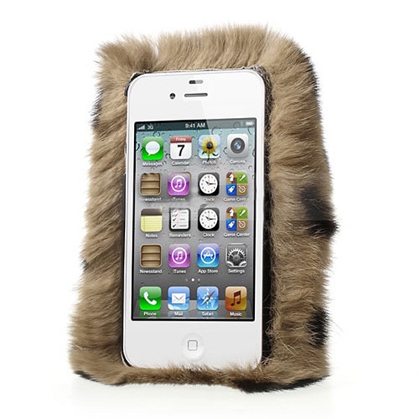 coque pour iphone 4 fourure