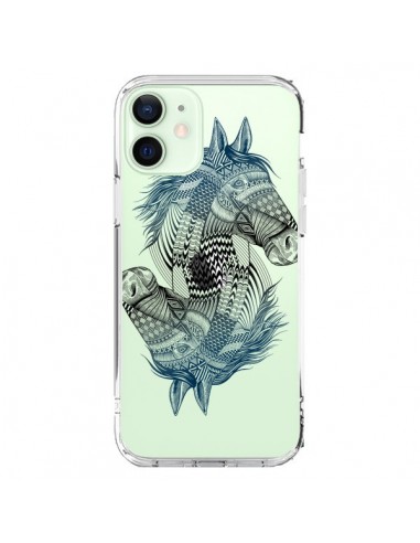 Coque iPhone 12 Mini Cheval Horse Double Transparente - Rachel Caldwell