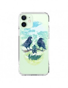 Cover iPhone 12 Mini Teschio Natura Trasparente - Rachel...