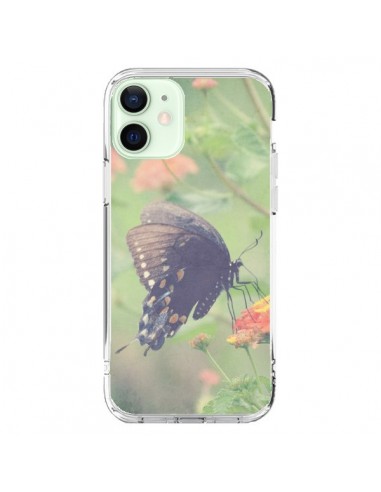 Coque iPhone 12 Mini Papillon Butterfly - R Delean