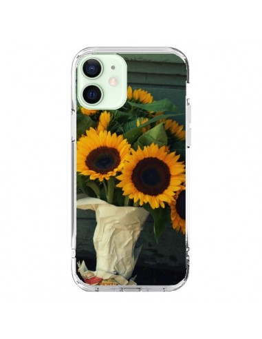 Coque iPhone 12 Mini Tournesol Bouquet Fleur - R Delean