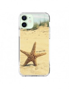 Coque iPhone 12 Mini Etoile de Mer Plage Beach Summer Ete...