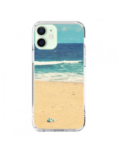Coque iPhone 12 Mini Mer Ocean Sable Plage Paysage - R Delean