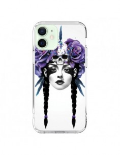 Cover iPhone 12 Mini Ragazza Fiori Warrior - Ruben Ireland
