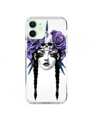 Coque iPhone 12 Mini Fille Fleurs Warrior - Ruben Ireland