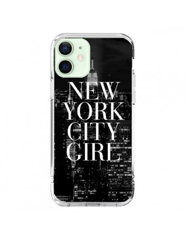 Coque iPhone 12 Mini New York City Girl - Rex Lambo