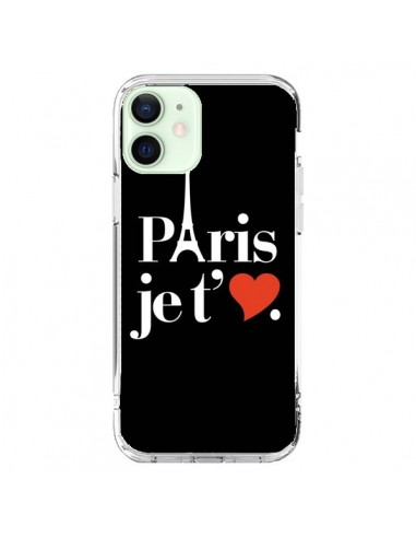 Coque iPhone 12 Mini Paris je t'aime - Rex Lambo