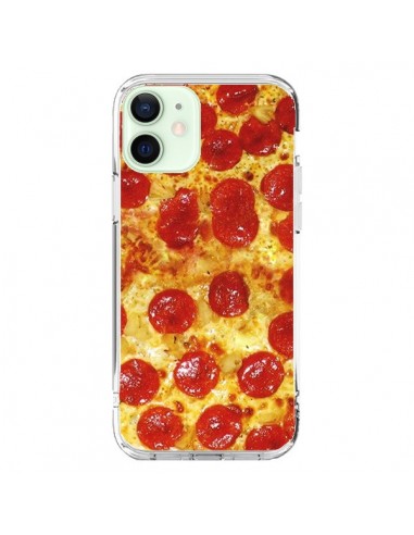 Coque iPhone 12 Mini Pizza Pepperoni - Rex Lambo