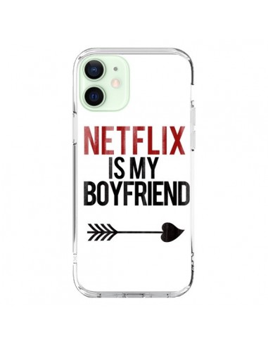 Coque iPhone 12 Mini Netflix is my Boyfriend - Rex Lambo