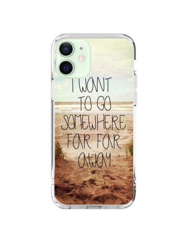 Coque iPhone 12 Mini I want to go somewhere - Sylvia Cook