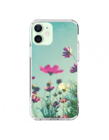 Coque iPhone 12 Mini Fleurs Reach for the Sky - Sylvia Cook